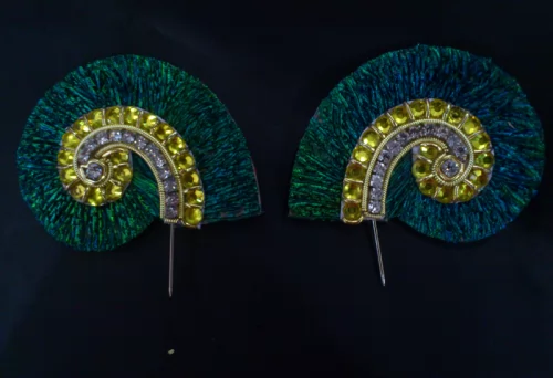 Stein und Farn Turban / Krone-Einsatz