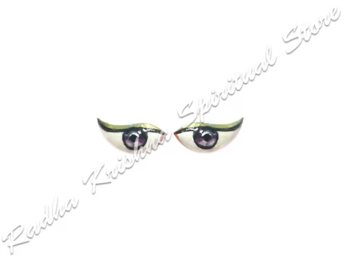 Violeta brilla Kataksha Salagram Shila Dios ojos